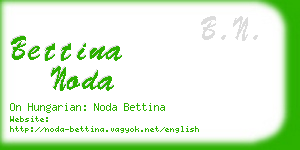 bettina noda business card